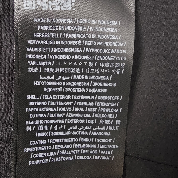 GUESS Size XS Faux-Leather Collarless Moto Black Zipper Jacket Waist Length - Picture 12 of 16